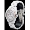 Montre Chanel J12 Blanche Index Diamants