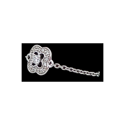 Bague Mauboussin "Amour Je T'aime" En Or Jaune 18 Carats Avec Diamants - Taille 54