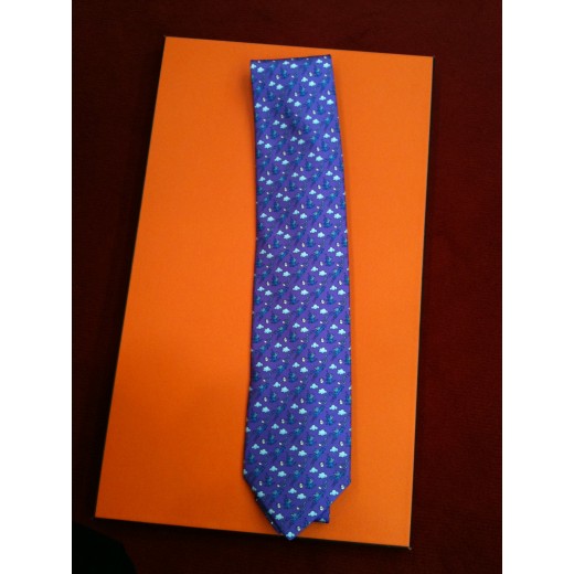 Hommes Accessoires Cravates & pochettes Hermès Cravates & pochettes Cravate Hermès Marron 
