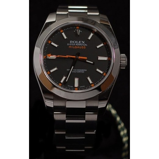 ROLEX Milgauss fond noir 116400