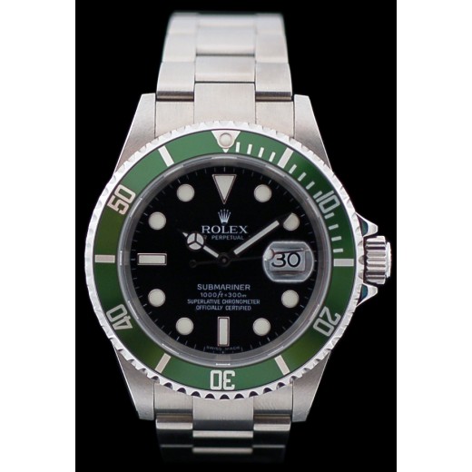 Montre Rolex Submariner Date Verte 16610LV