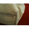 Sac Gucci Logo en cuir beige