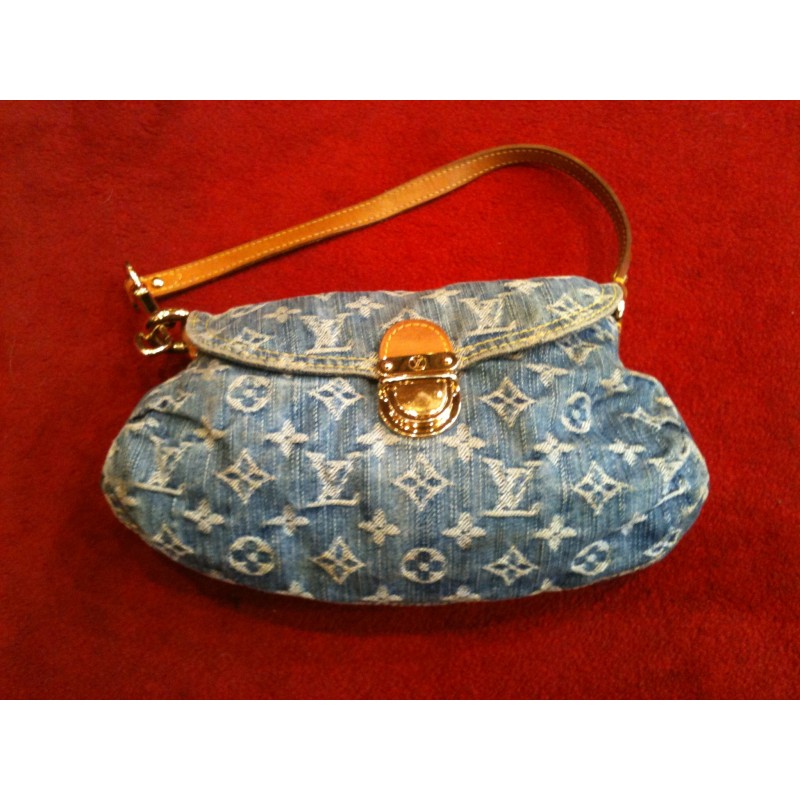 sac a main louis vuitton pleaty toile denim monogram