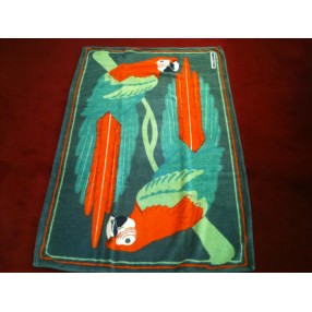 Tapis de plage Hermès imprimé Perroquets