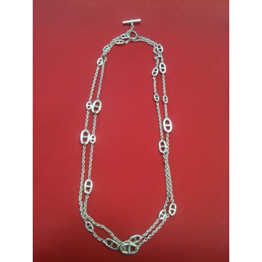 Sautoir Hermes Farandole en argent