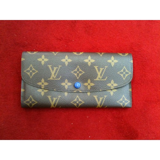 Portefeuille  Louis Vuitton Emilie en toile monogram