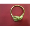 Bracelet Hermès Têtes de chevaux en métal doré