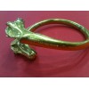 Bracelet Hermès Têtes de chevaux en métal doré