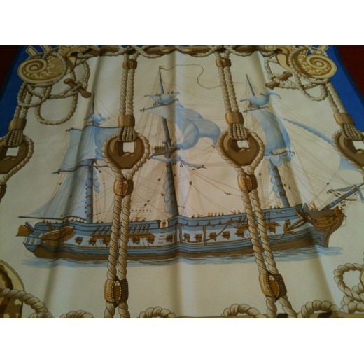 Carré Hermès Tribord en soie
