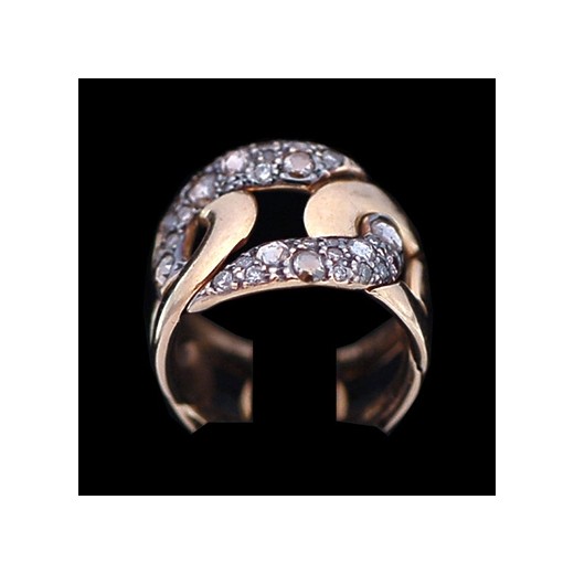 Bague Pomellato Tango en or et diamants