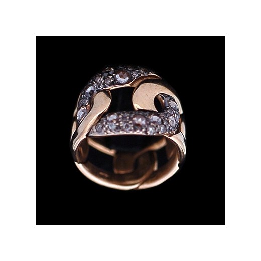 Bague Pomellato Tango en or et diamants