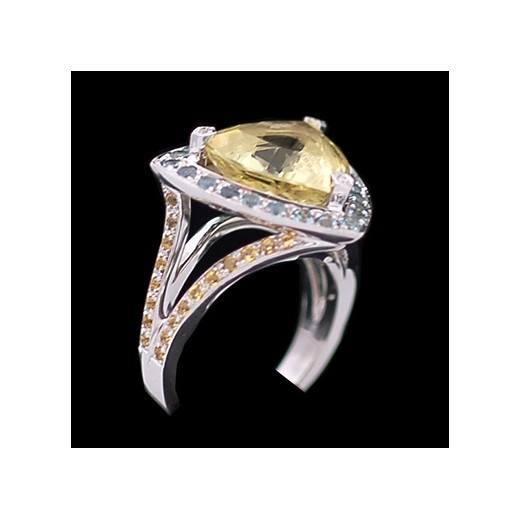 Bague Mauboussin Tellement subtile pour toi en or et pierres précieuses