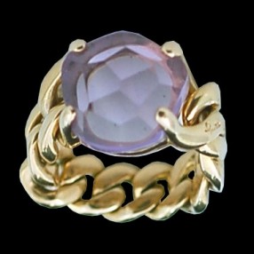 Bague Pomellato Lola en or et améthyste