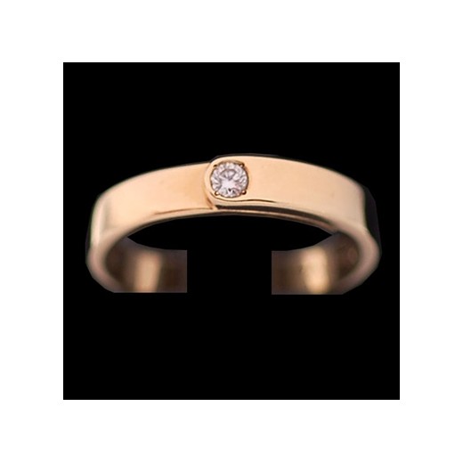 Bague Dinh Van Tube Double sens en or et diamant