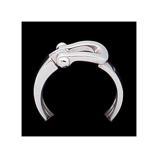 Bague Fred Force 10 ruban mini en or et diamants