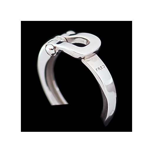 Bague Fred Force 10 ruban mini en or et diamants