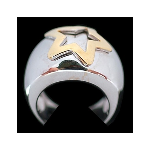 Bague O.J. Perrin Etoile en or