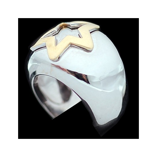 Bague O.J. Perrin Etoile en or