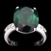 Bague Stern en or et tourmaline verte