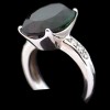 Bague Stern en or et tourmaline verte