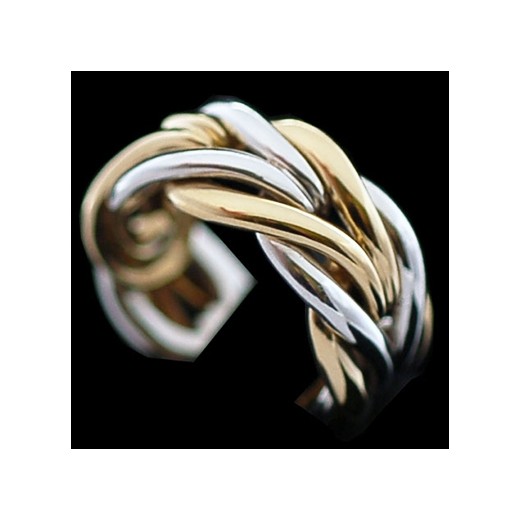 Bague Christofle en or et argent