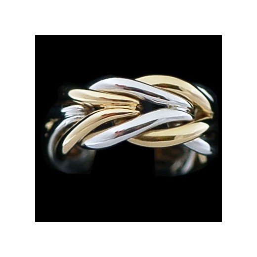 Bague Christofle en or et argent
