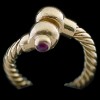 Bague Bulgari en or, rubis et saphir