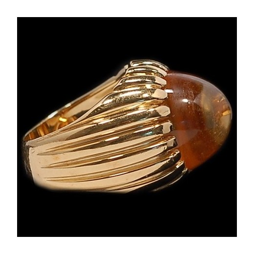 Bague Fred en or et citrine