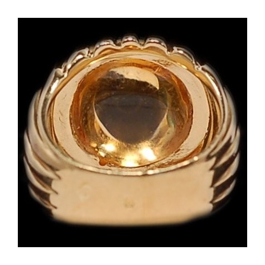 Bague Fred en or et citrine