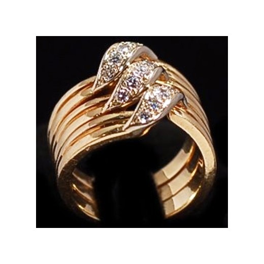 Bague Cartier en or et diamants