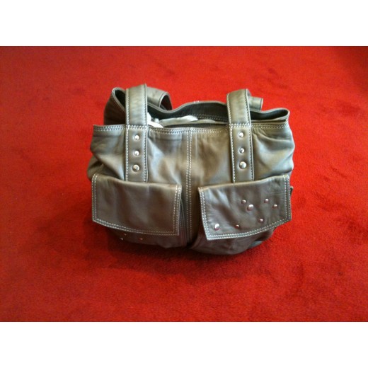 Sac Mosquitos en cuir gris