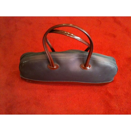 Sac Socco en cuir bordeaux