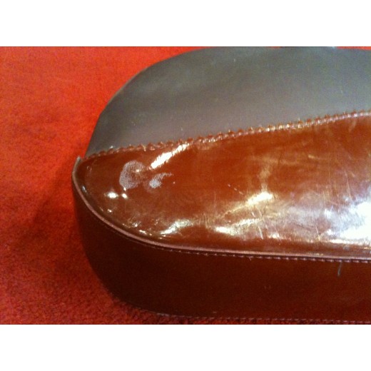 Sac Socco en cuir bordeaux