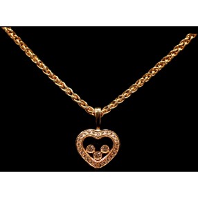 Pendentif coeur Chopard Happy Diamonds