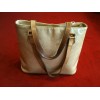 Sac Louis Vuitton Houston en cuir vernis monogram beige