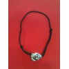 Collier sur cordon Dinh Van Menottes R20 en argent