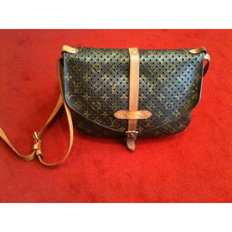 LOUIS VUITTON Monogram SC Flore Saumur Teal 1136301