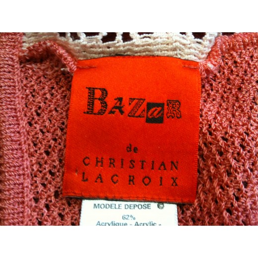 Echarpe Christian Lacroix Bazar en crochet