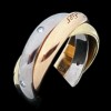 Bague Cartier Trinity 3 ors et diamants