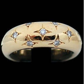 Bague Chaumet Anneau en or et diamants