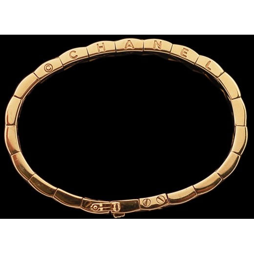 Bracelet Chanel Matelassé en or