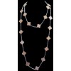 Collier Van Cleef & Arpels Alhambra Vintage en or et opale rose