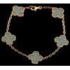 Bracelet Van Cleef & Arpels Alhambra Vintage en or et jade