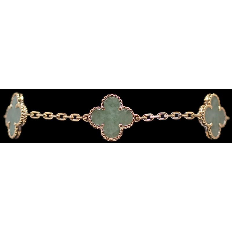 JADE 'VINTAGE ALHAMBRA' BRACELET, VAN CLEEF & ARPELS