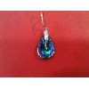 Boucles d'oreilles Baccarat en cristal et argent