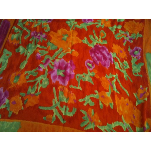 Etole Yves Saint Laurent Fleurs en mousseline de soie