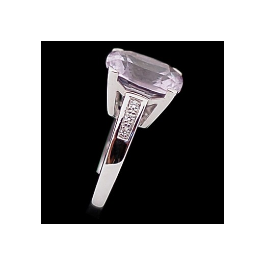 Bague Mauboussin Gueule d'amour en or, rose de France et diamants