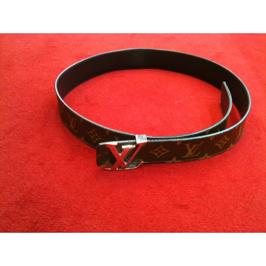 Ceinture Louis Vuitton Initiales en toile monogram