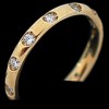 Bague Pomellato Lucciole en or et diamants