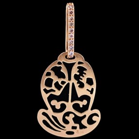 Pendentif Pomellato Ming en or et diamants